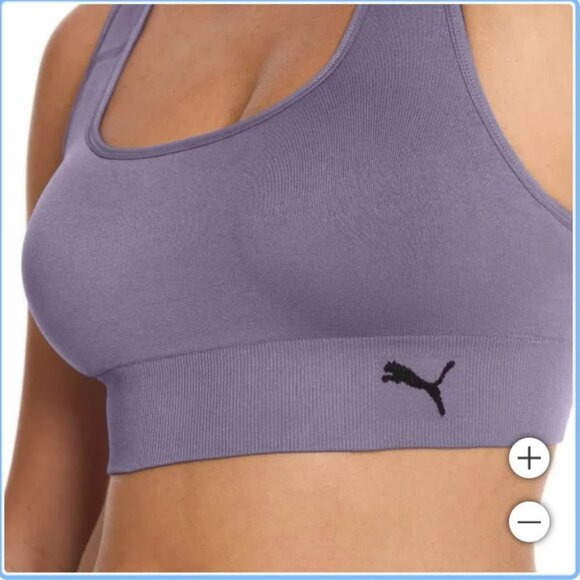 PUMA Women’s Seamless Sports Bra – 2-Pack | Comfortable & Supportive - Picture 5 of 5
